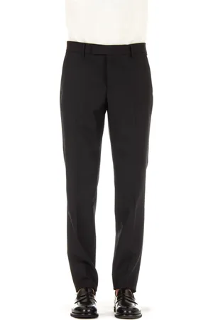 LARDINI Bukser, Herre, Sort, XL, Uld, Uld og Mohair Bukser