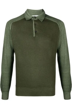 Etro Top, Herre, Grøn, XL, Uld, Polo Shirt