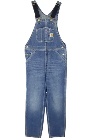 Carhartt Jumpsuits & Playsuits, Herre, Blå, W32 L32, Bomuld, Stone Washed Bib Overall Jeans