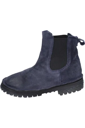 Moma Sko, Dame, Blå, 37 EU, Suede, Suede Ankelstøvler