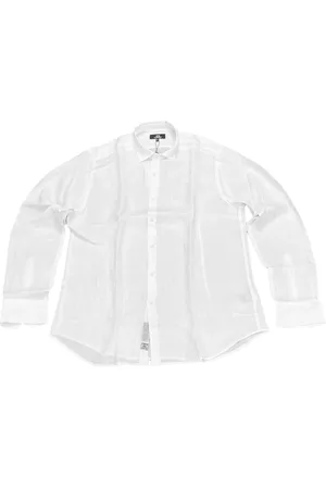 La Martina Skjorte, Herre, Hvid, XL, Linned, Hvid Casual Skjorte
