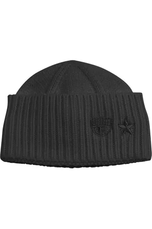Chiara Ferragni Tilbehør, Dame, Sort, ONE SIZE, Uld, Hat