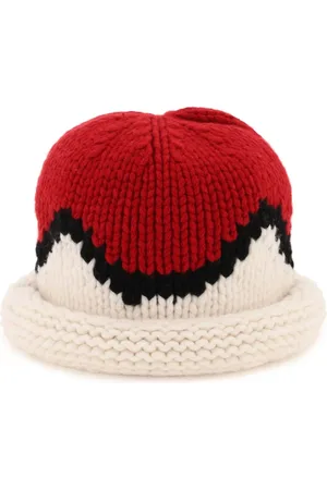Kenzo Tilbehør, Dame, Rød, ONE SIZE, Uld, Beanie