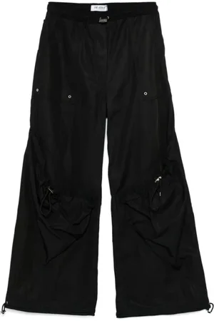 The Attico Bukser, Dame, Sort, XS, Wide Bukser Pant 100