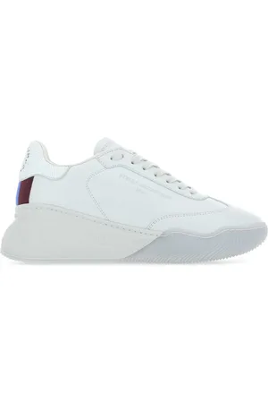 Stella McCartney Sko, Dame, Hvid, 39 EU, Uld, Sporty Mat Sneakers