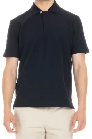 Ermenegildo Zegna Top, Herre, Blå, XL, Bomuld, Cotton Polo T-shirt
