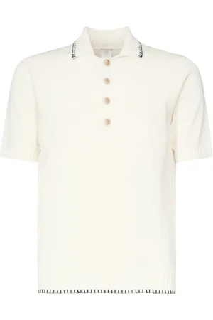 ELEVENTY Top, Herre, Hvid, S, Uld, Polo Shirt