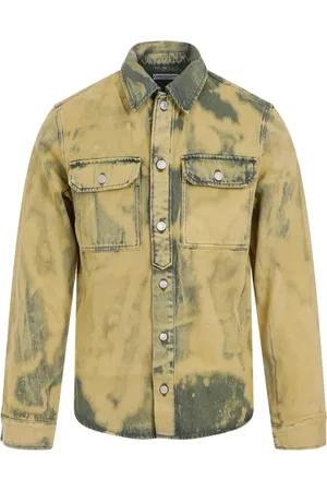 DRIES VAN NOTEN Jakke, Herre, Flerfarvet, L, Bomuld, Curtis Skjorte