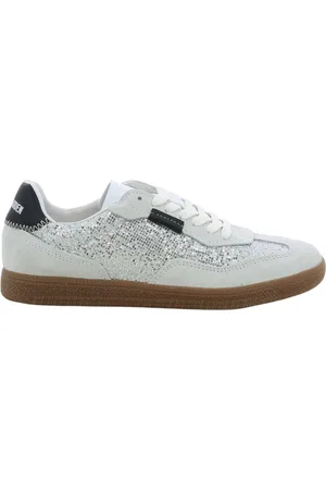 Steve Madden Sko, Dame, , 38 EU, Læder, Sølvfarvede Emporia sneakers til kvinder fra