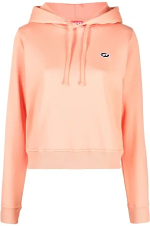 Diesel Sweathshirts & Hoodies, Dame, Lyserød, XS, Bomuld, Hoodie