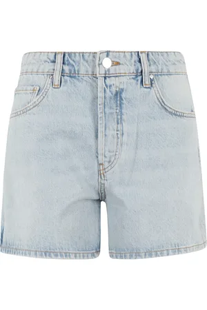 ANINE BING Shorts, Dame, Blå, W24, Denim, Blå Vasket Denim Shorts
