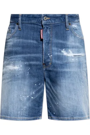 Dsquared2 Shorts, Herre, Blå, 2XL, Denim, Marine Denim Shorts