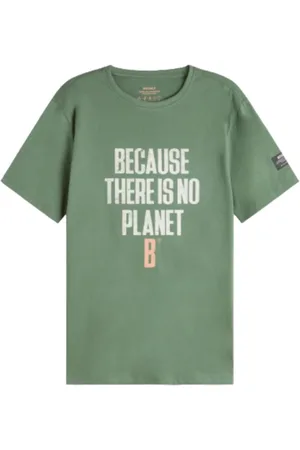 ECOALF Top, Herre, Grøn, S, Bomuld, Minimalistisk Bomulds T-shirt
