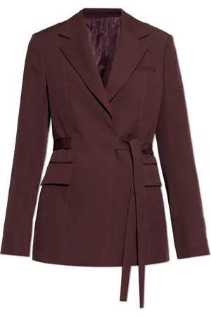 Lanvin Jakke, Dame, Lilla, XS, Uld, Uld Blazer