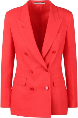 TAGLIATORE Jakke, Dame, Rød, XS, Uld, J Parigi Dobbeltrækket Blazer