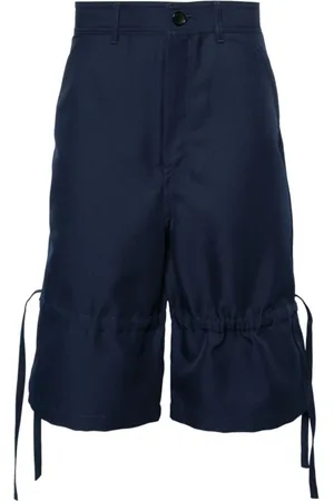 Comme des Garçons Shorts, Herre, Blå, M, Uld, Lange Blå Shorts
