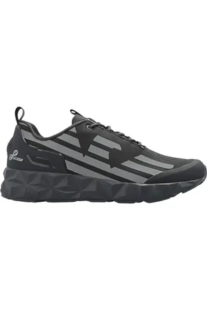 EA7 Sko, Herre, Grå, 39 EU, Polyester, Ultimate C2 Kombat sneakers