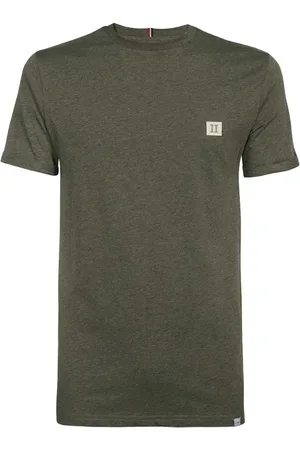 Les Deux Top, Herre, Grøn, XS, Bomuld, Cotton Logo Tee