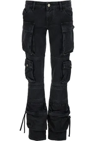 The Attico Jeans, Dame, Sort, W27, Denim, Essie Lange Bukser