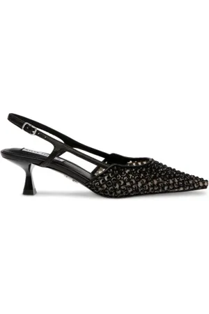 Steve Madden Sko, Dame, Sort, 38 EU, Uld, Flade sko i sort mesh
