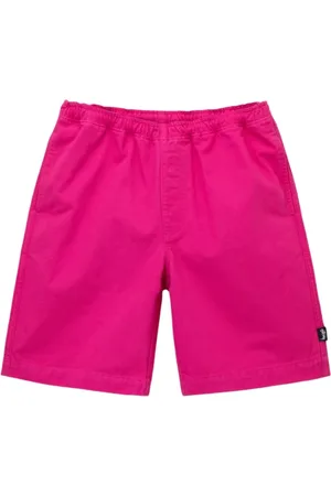 STUSSY Shorts, Herre, Lyserød, L, Bomuld, Beach Short Brushed Cotton