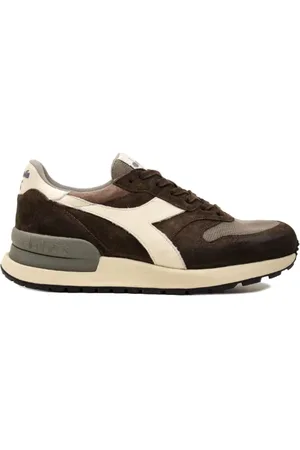 Diadora Sko, Herre, Brun, 46 EU, Læder, Low-Top Sneakers