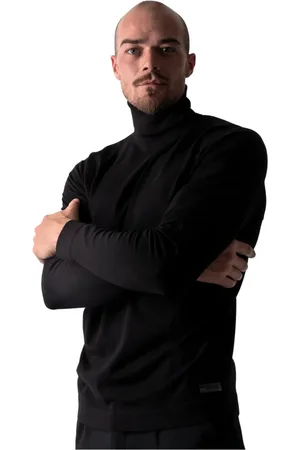 Drykorn Strik, Herre, Sort, S, Rollneck Shirt