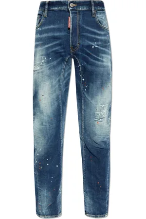 Dsquared2 Jeans, Herre, Blå, 2XL, Bomuld, Tidy Biker Jeans