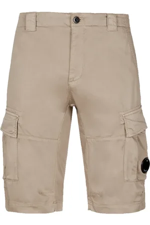 C.P. Company Shorts, Herre, Brun, L, Bomuld, Stretch Sateen Cargo Shorts