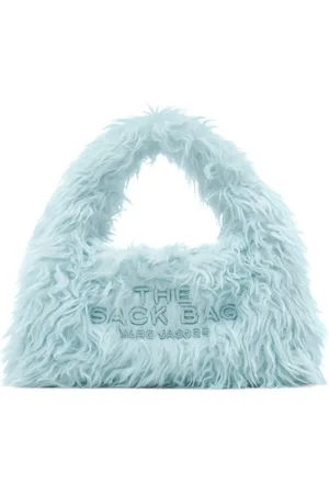 Marc Jacobs Taske, Dame, Blå, ONE SIZE, Faux Fur, Faux Fur Mini Sack Taske