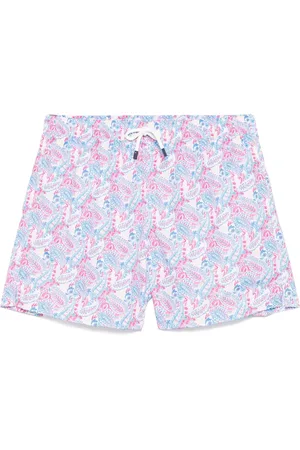 FEDELI Badetøj, Herre, Blå, M, Polyester, Polyester Badeshorts med Elastikbælte