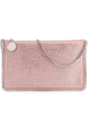 Stella McCartney Taske, Dame, Lyserød, ONE SIZE, Uld, Falabella Pochette Skuldertaske