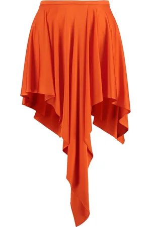 Stella McCartney Nederdel, Dame, , M, Asymmetrisk Viskose Nederdel