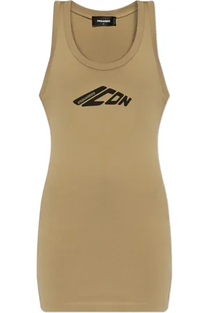 Dsquared2 Kjole, Dame, , 2XS, Bomuld, Sleeveless Dress