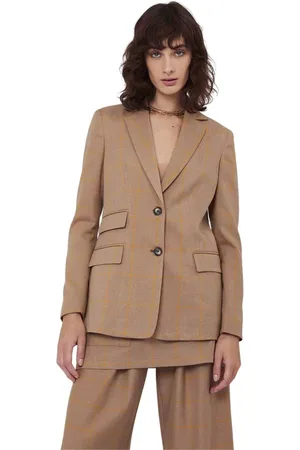Silvian Heach Jakke, Dame, Brun, S, Polyester, Ternet Blazer