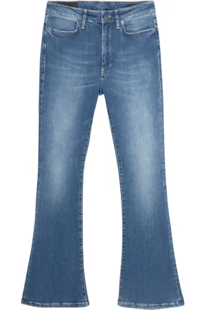Dondup Jeans, Dame, Blå, W25, Bomuld, Mandy Flared Jeans