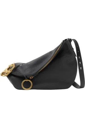 Burberry Taske, Dame, Sort, ONE SIZE, Uld, Medium Knight Crossbody Taske