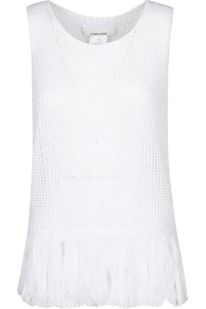 LIVIANA CONTI Top, Dame, Hvid, M, Elegant Tanktop