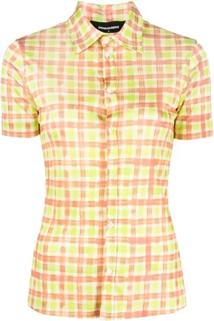 Dsquared2 Bluser & Skjorter, Dame, Flerfarvet, XS, Bomuld, Underwater Skjorte