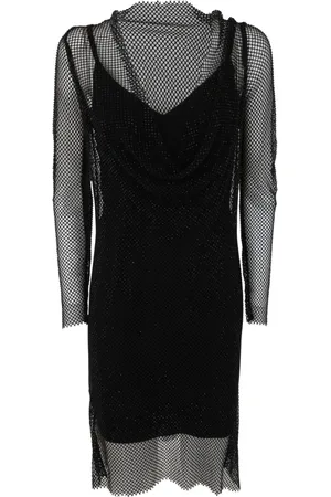Max Mara Kjole, Dame, Sort, XS, Polyester, Mini Kjole