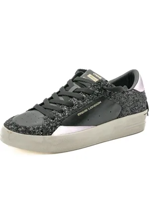 Crime london Sko, Dame, Sort, 35 EU, Læder, Scarpe Donna 21103A Deluxe Aw24 Sneakers