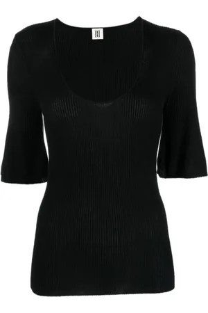 By Malene Birger Bluser & Skjorter, Dame, Sort, XS, Uld, Remona Knitwear