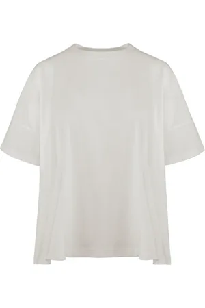Bomboogie Top, Dame, Hvid, XS, Bomuld, Box T-shirt