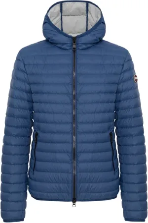 Colmar Jakke, Herre, Blå, 5XL, Uld, Hætteforet Puffer Jakke
