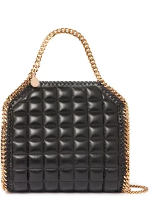 Stella McCartney Taske, Dame, Sort, ONE SIZE, Uld, Sort Quilted Falabella Tote Bag