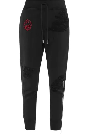 Dsquared2 Bukser, Dame, Sort, L, Uld, Total Comfort Sweatpants