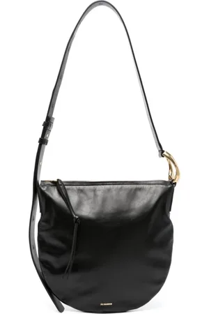 Jil Sander Taske, Dame, Sort, ONE SIZE, Uld, Moon Taske - Sort