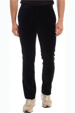 Emporio Armani Bukser, Herre, Sort, M, Bomuld, Velourbukser