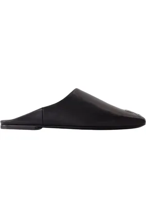 Courrèges Sko, Dame, Sort, 39 EU, Leather Shadow Mules