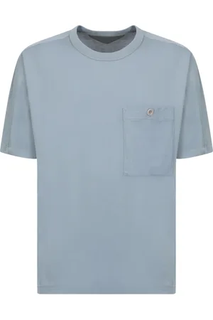 Ten Cate Top, Herre, Blå, M, Bomuld, Chest Patch Pocket Lyseblå T-shirt